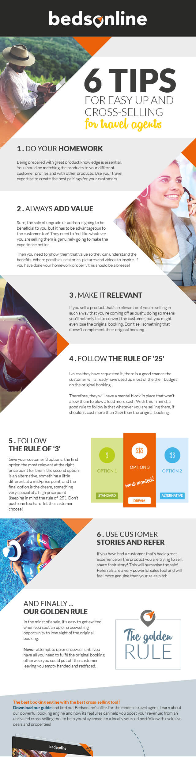 6 tips for easy up and crossselling for travel agents