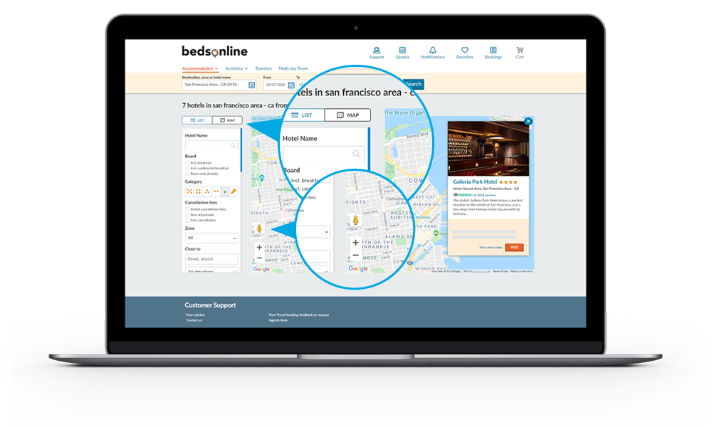 The most efficient online booking engine for travel agents